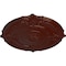 Ekena Millwork Attica Ceiling Medallion (Fits Canopies up to 3 3/4"), 39 1/2"OD x 2 1/2"P, Brushed Mahogany CM39ATBMF - alternate 3